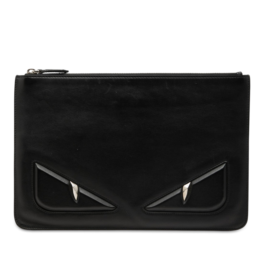 Monster Zippé Pochette Noir