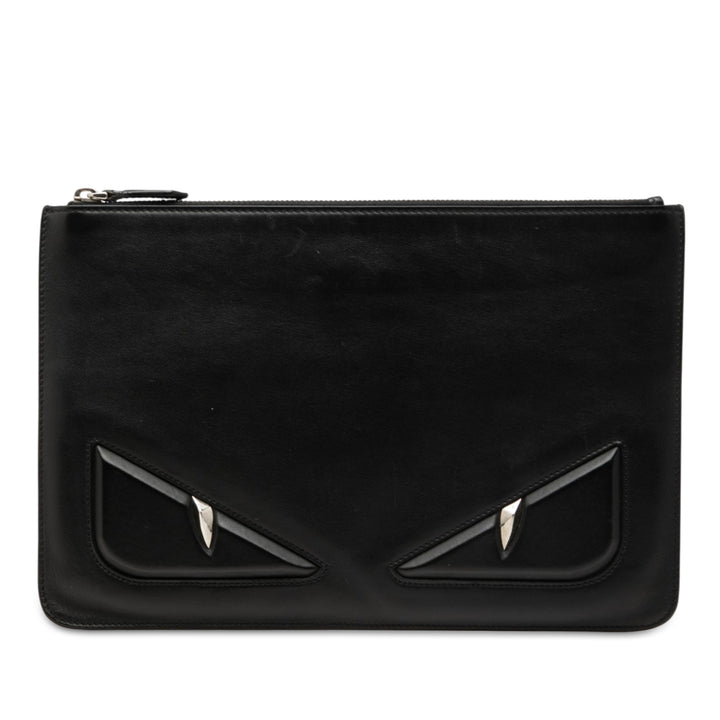 Monster Zippé Pochette Noir