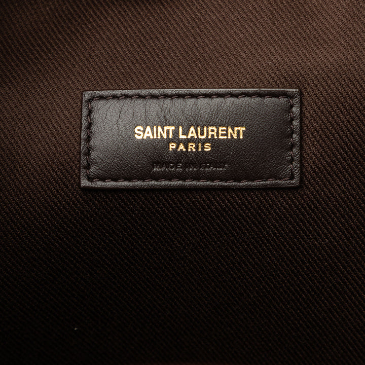 Saint Laurent Le Monogramme Long Sac seau Toile enduite