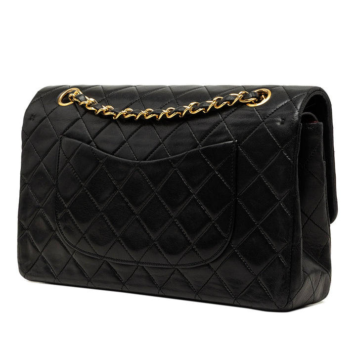 Chanel Classic Double rabat Moyen Cuir d'agneau Noir – vue 2 – GABY PARIS