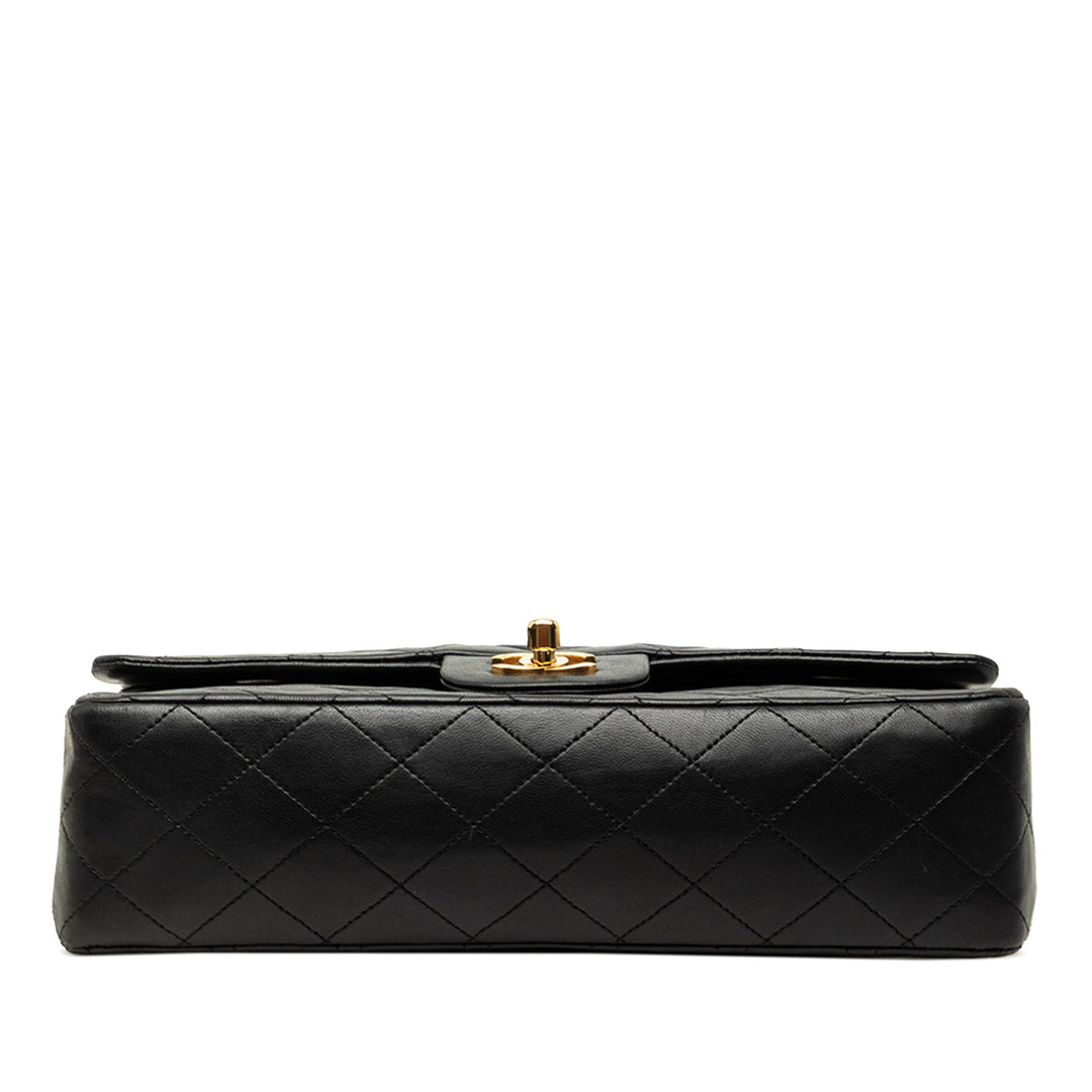 Chanel Classic Double rabat Moyen Cuir d'agneau Noir – vue 3 – GABY PARIS