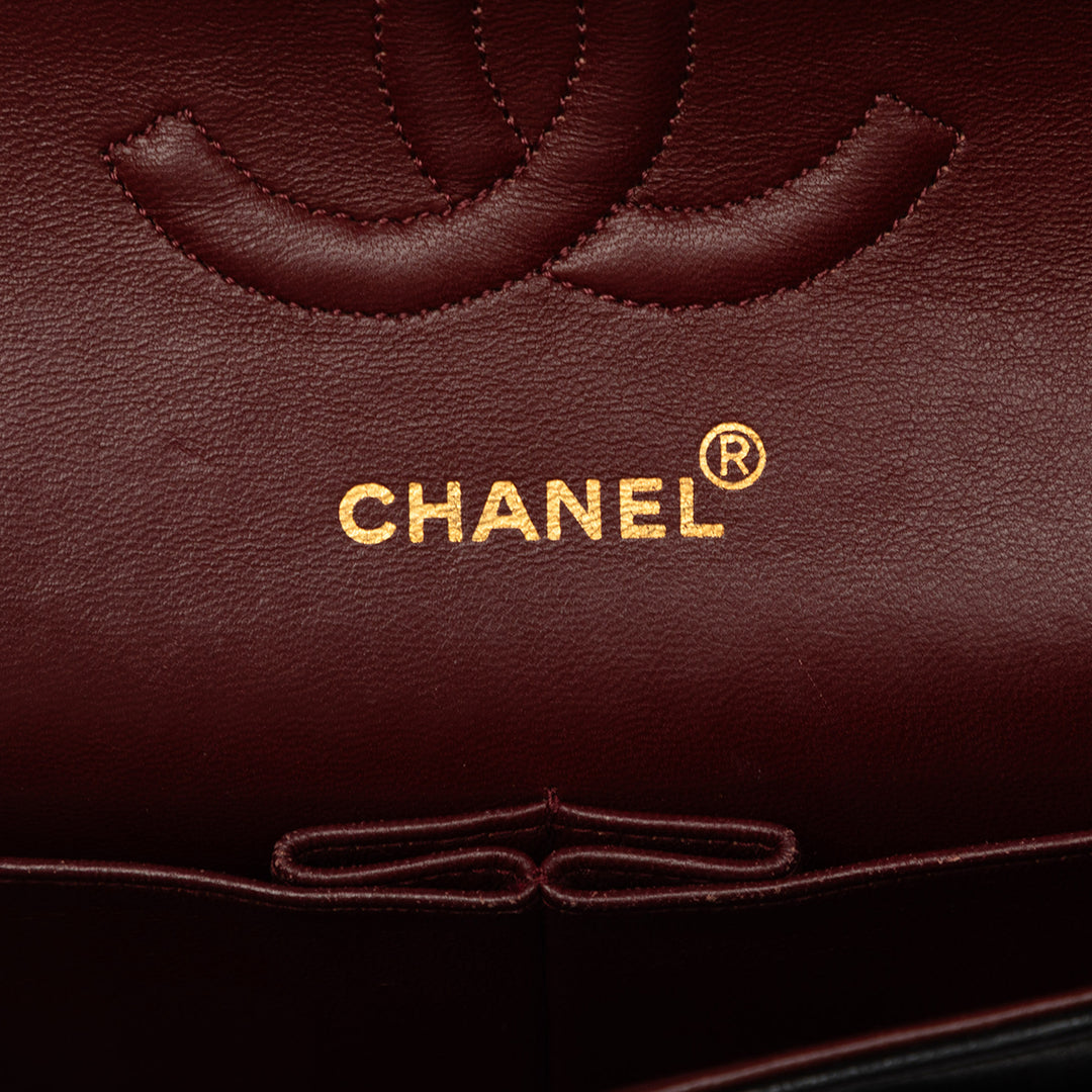 Chanel Classic Double rabat Moyen Cuir d'agneau Noir – vue 5 – GABY PARIS