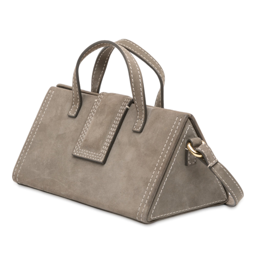 Jacquemus Daim Le Porte Lunettes Bag Marron – GABY PARIS Authentique