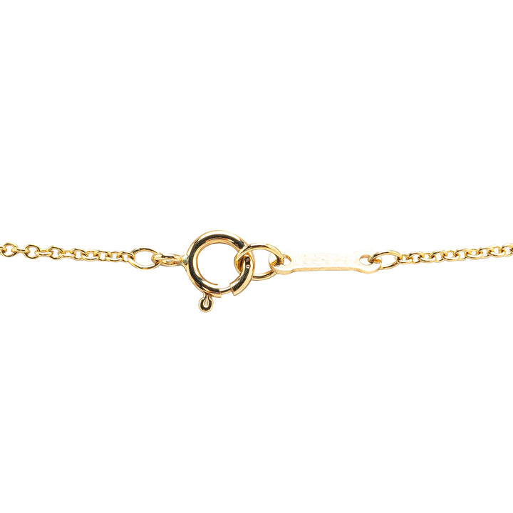 Elsa Peretti 18K Yellow Gold Open Heart Pendant Necklace Gold - Gaby Paris