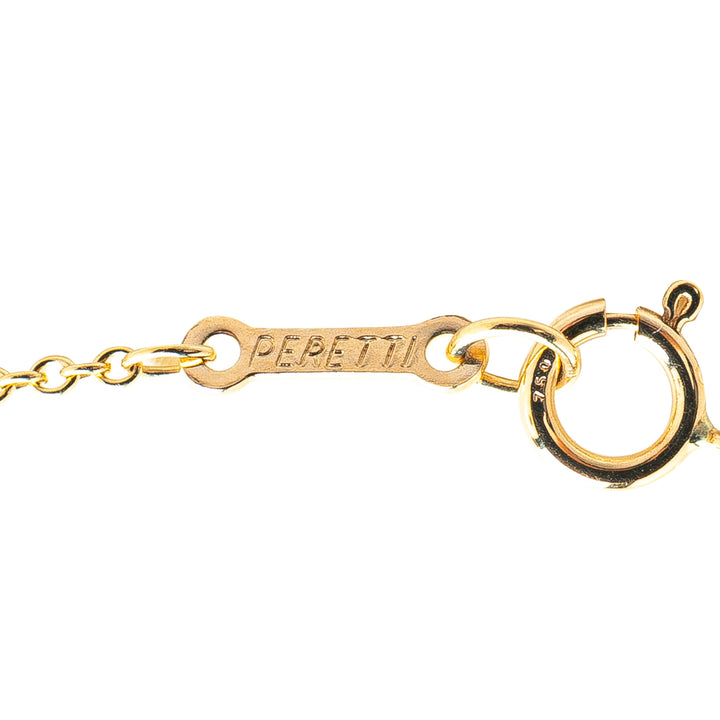 Elsa Peretti 18K Yellow Gold Open Heart Pendant Necklace Gold - Gaby Paris