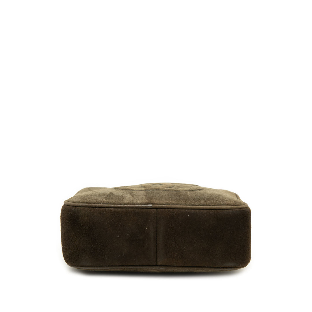 Chanel CC Daim Pompon Sac caméra