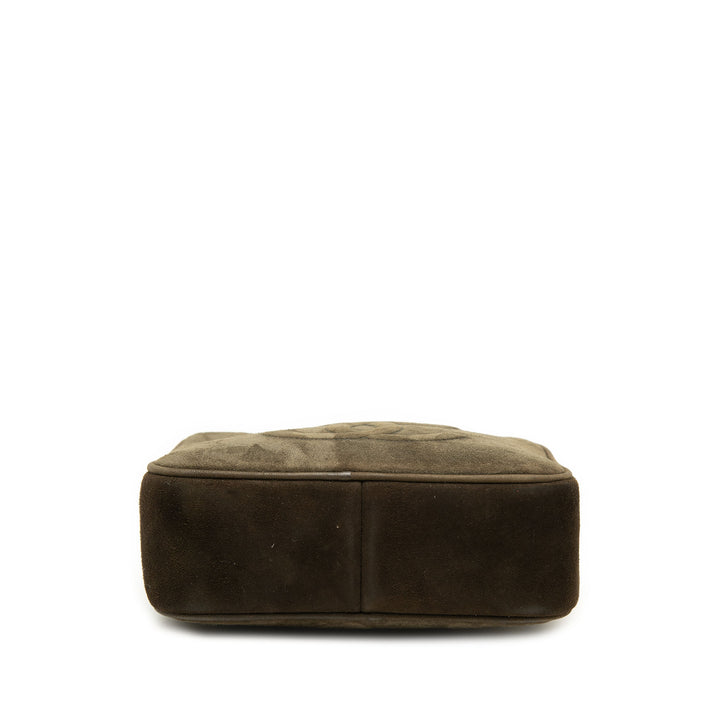 Chanel CC Daim Pompon Sac caméra
