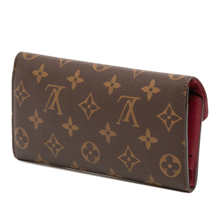 Louis Vuitton Monogram Josephine Long Wallet Marron