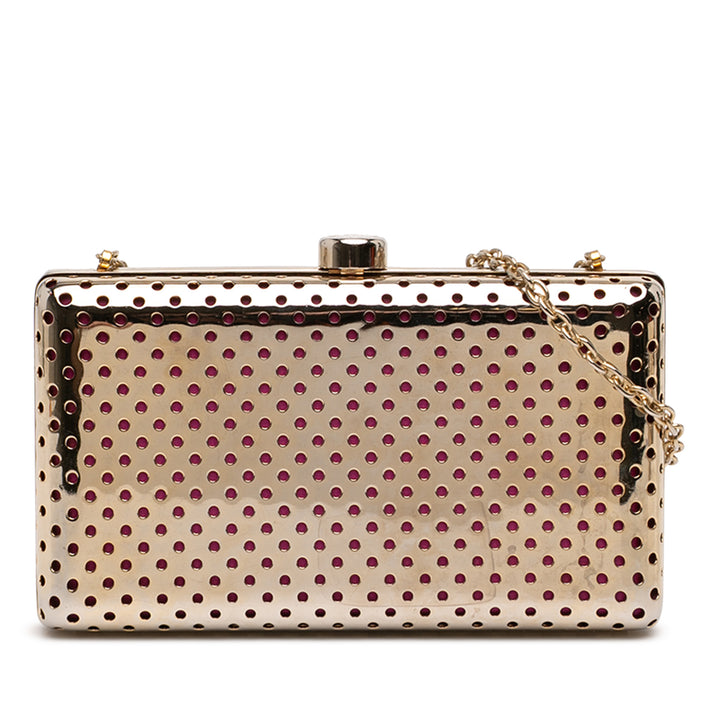 Stella McCartney perforé Metal Pochette avec chaîne