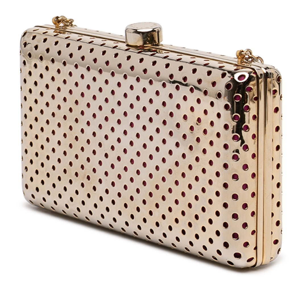 Stella McCartney perforé Metal Pochette avec chaîne