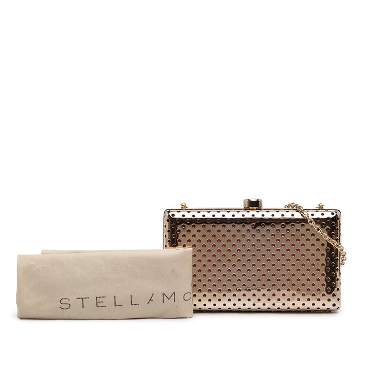 Stella McCartney perforé Metal Pochette avec chaîne