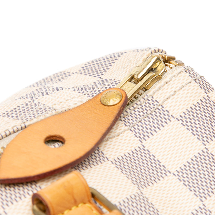 Damier Azur Speedy 30 White - Gaby Paris