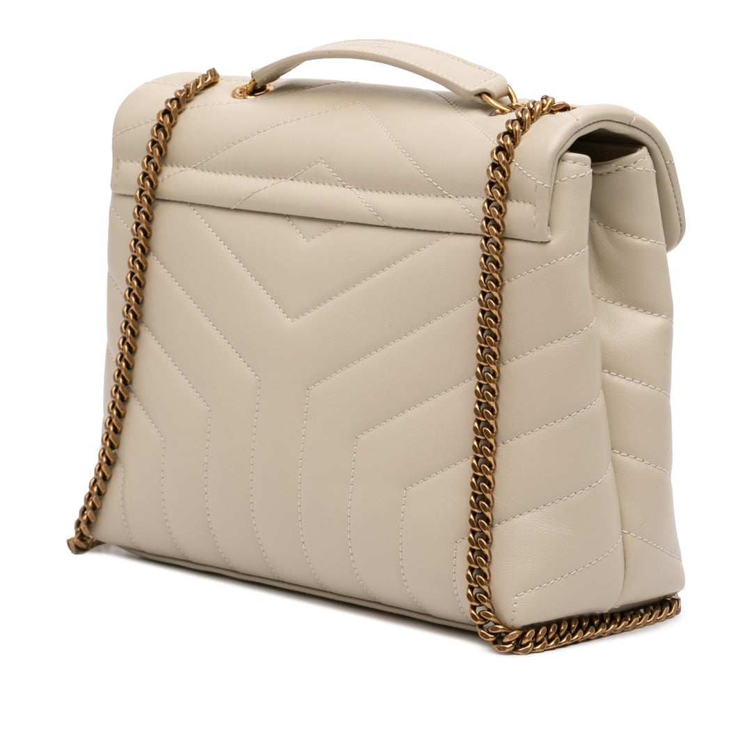 Saint Laurent Small Matelasse Cuir de veau Monogram LouLou Sac bandoulière