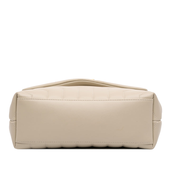 Saint Laurent Small Matelasse Cuir de veau Monogram LouLou Sac bandoulière