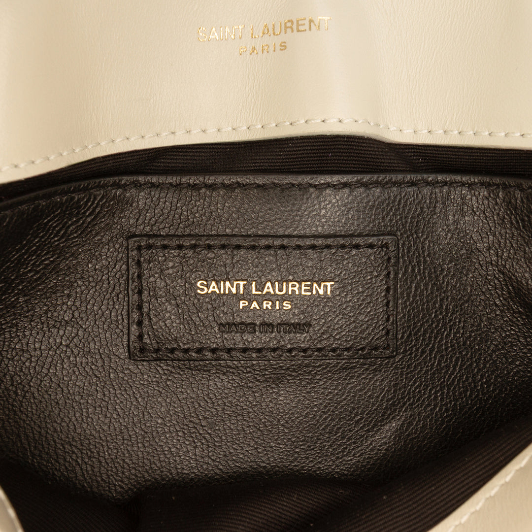 Saint Laurent Small Matelasse Cuir de veau Monogram LouLou Sac bandoulière