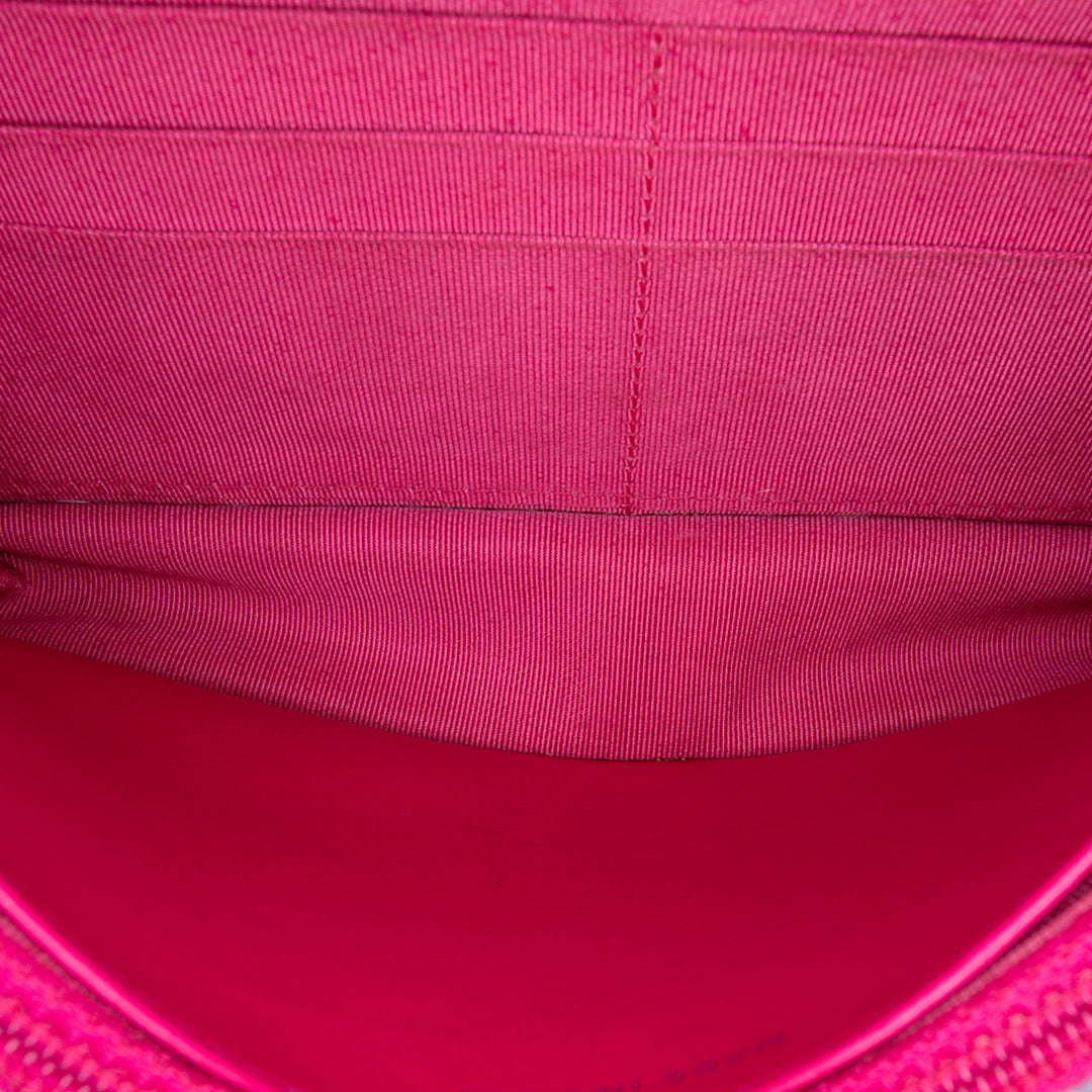 Classic Caviar Wallet On Chain Pink - Gaby Paris