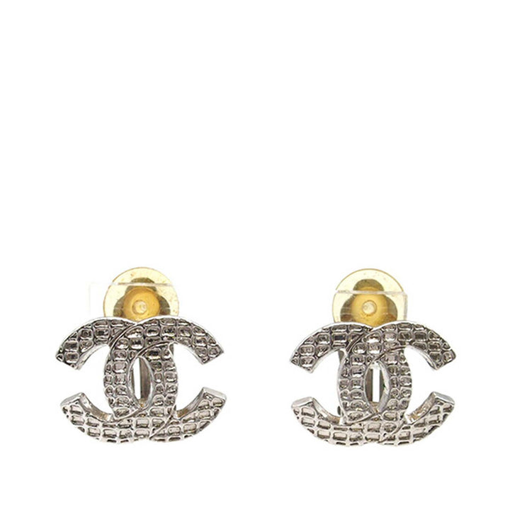 Chanel plaqué CC Clip on Boucles d’oreilles – GABY PARIS Authentique