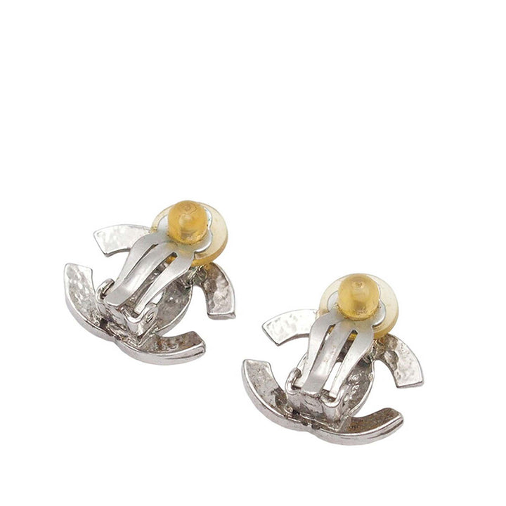 Chanel plaqué CC Clip on Boucles d’oreilles – GABY PARIS Authentique