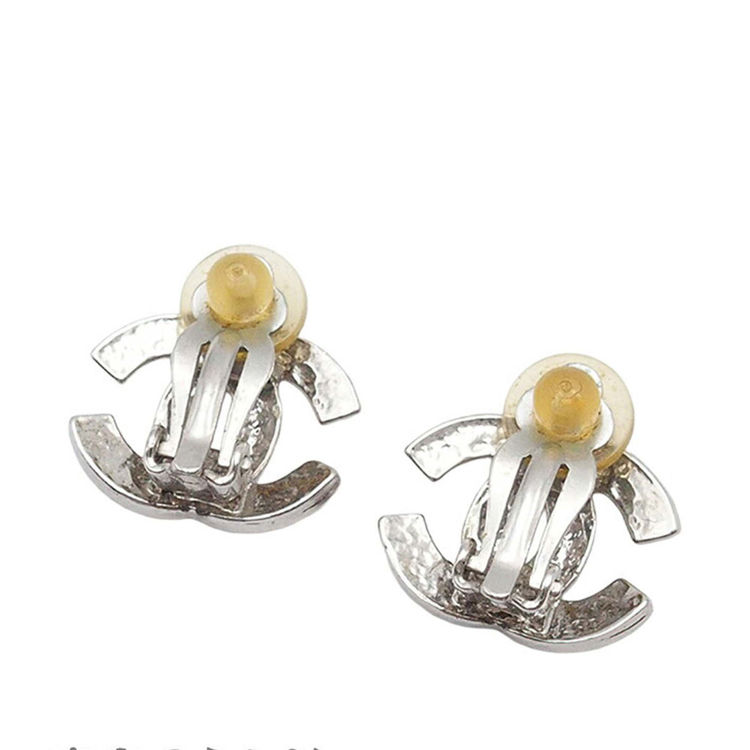 Chanel plaqué CC Clip on Boucles d’oreilles – GABY PARIS Authentique