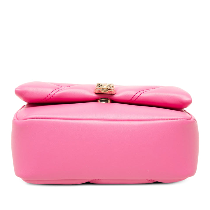 Bvlgari Sac à main Serpenti Cabochon Mini Rose – vue 3 – GABY PARIS