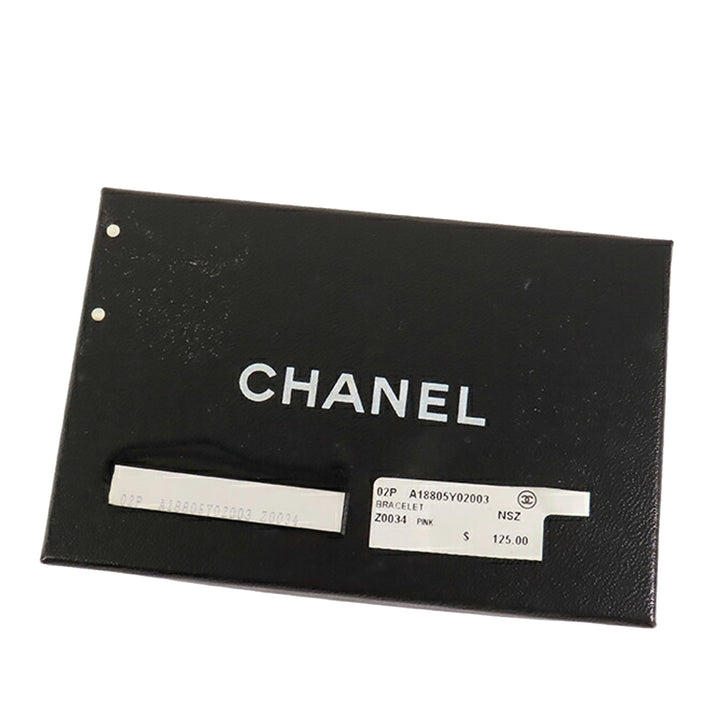 Chanel plaqué CC Rhinestones Charm Bracelet