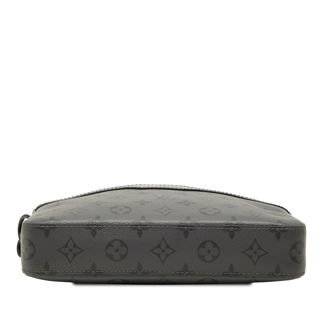 Louis Vuitton Trio Messenger Monogram Eclipse Gris – vue 3 – GABY PARIS