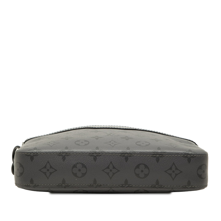 Louis Vuitton Trio Messenger Monogram Eclipse Gris – vue 3 – GABY PARIS
