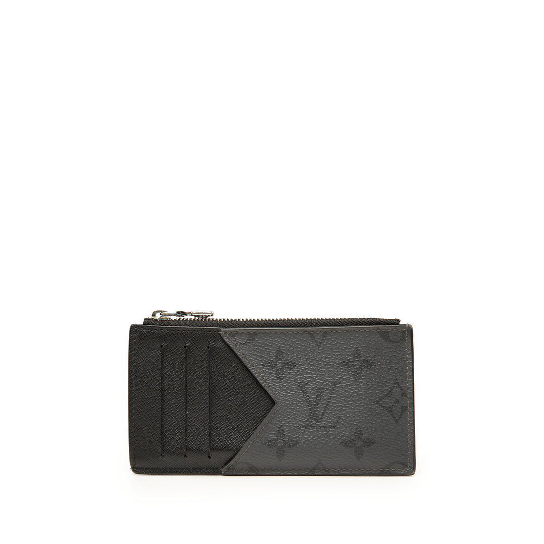 Reverse Taigarama Coin Porte-cartes Monogram Eclipse Noir
