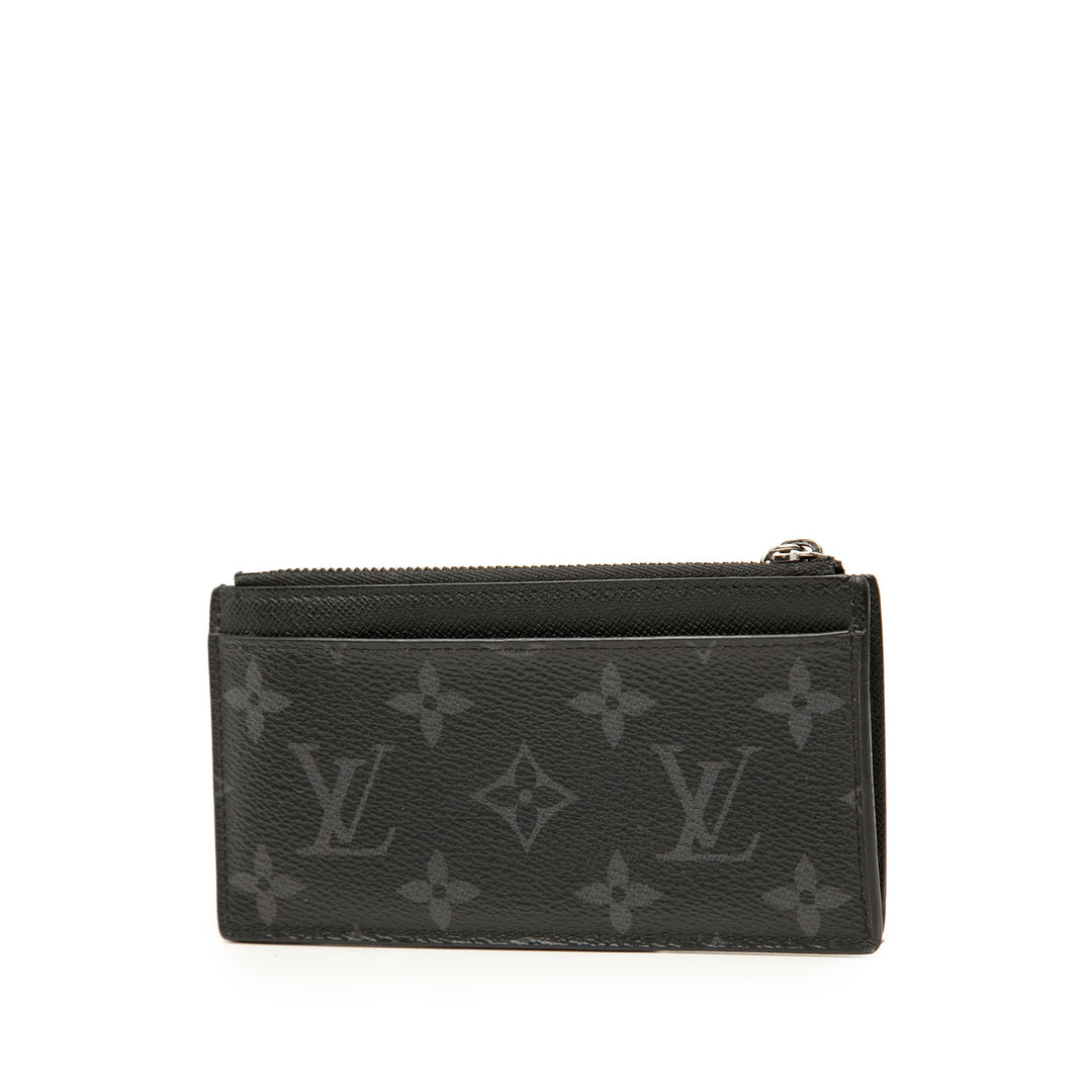 Reverse Taigarama Coin Porte-cartes Monogram Eclipse Noir