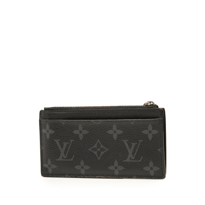 Reverse Taigarama Coin Porte-cartes Monogram Eclipse Noir