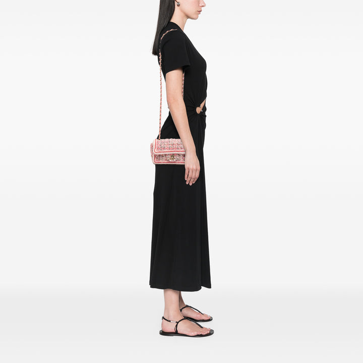 Chanel Mini Rectangular Classic Tweed Braid Flap Rose – GABY PARIS Authentique