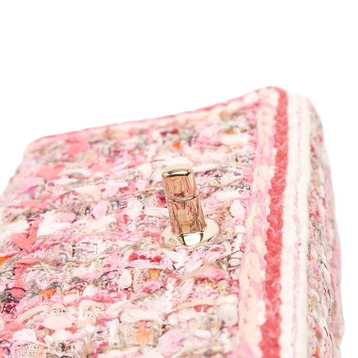 Chanel Mini Rectangular Classic Tweed Braid Flap Rose – GABY PARIS Authentique