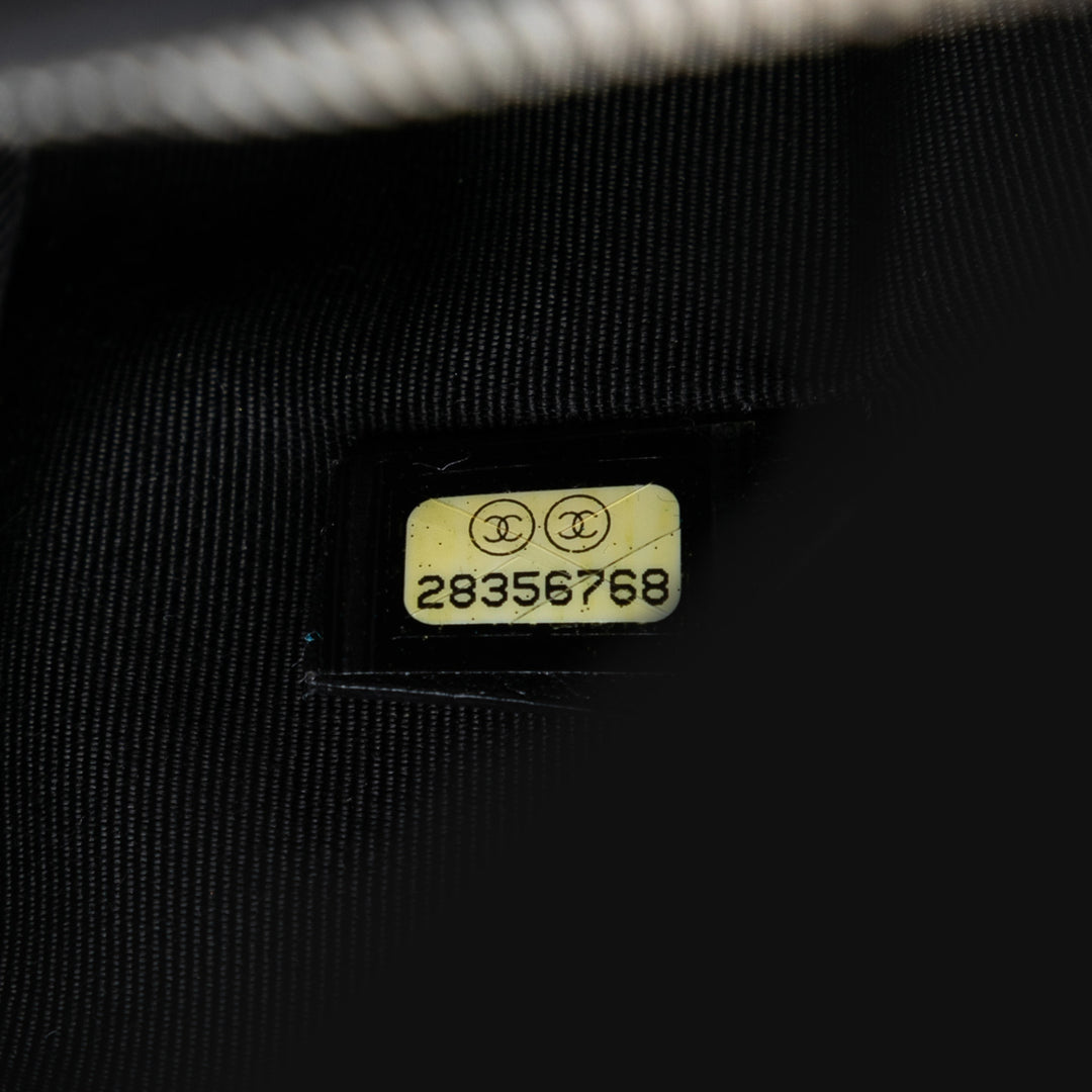 Chanel Medium Croc embossé Cuir de veau Mademoiselle Gabrielle Signature Pochette