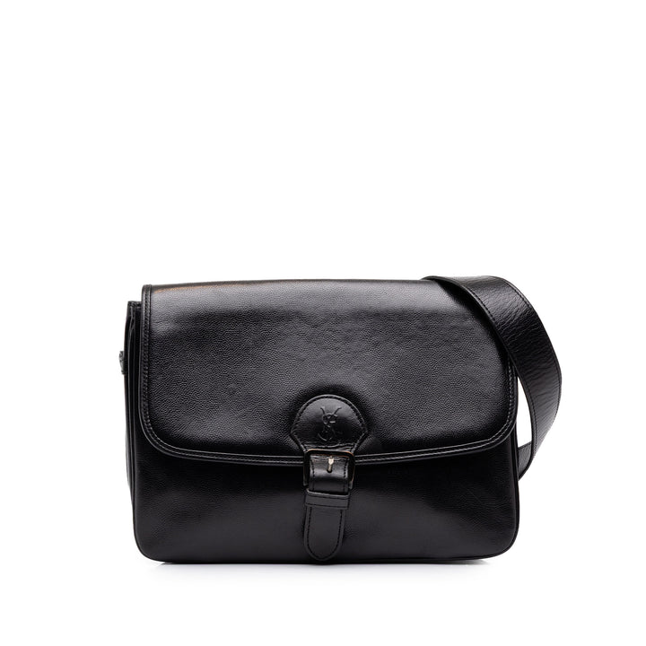 Saint Laurent Grained Sac Noir – vue principale – GABY PARIS