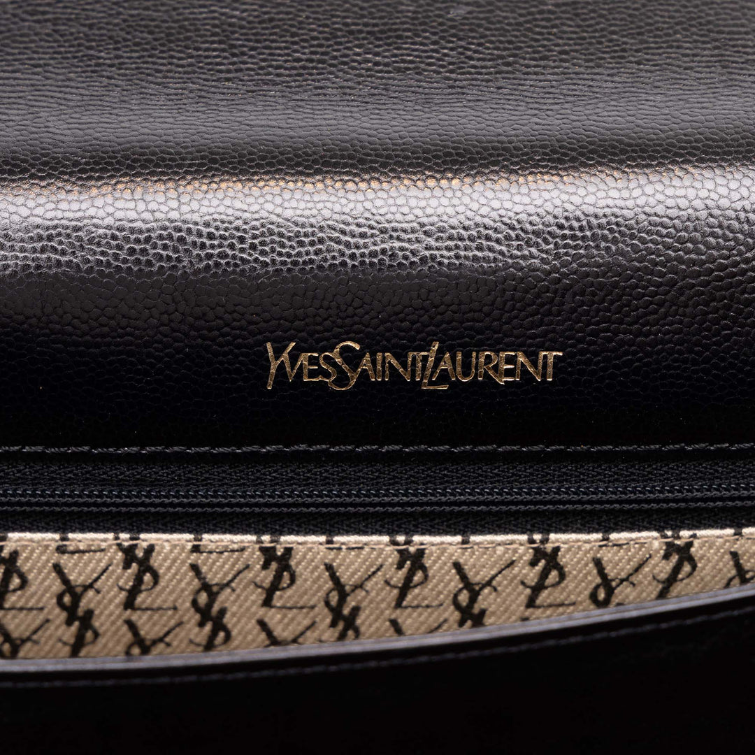 Saint Laurent Grained Sac Noir – vue 5 – GABY PARIS