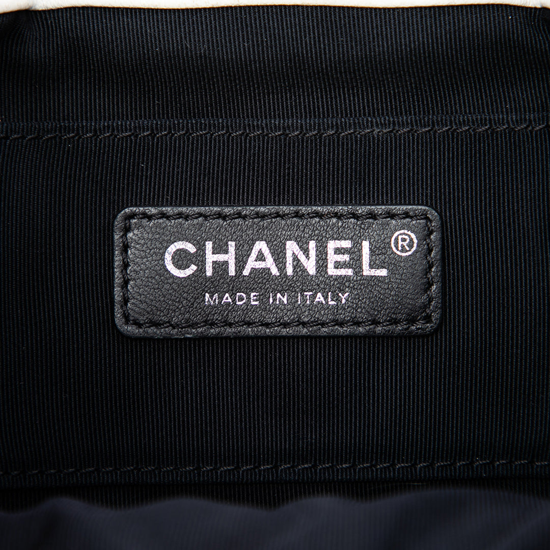 Chanel CC Multicolor Matelassé Cuba Sac à cordon seau Cuir d'agneau