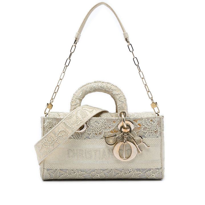 brodé Lace 3D Macrame Lady D Joy Moyen Beige