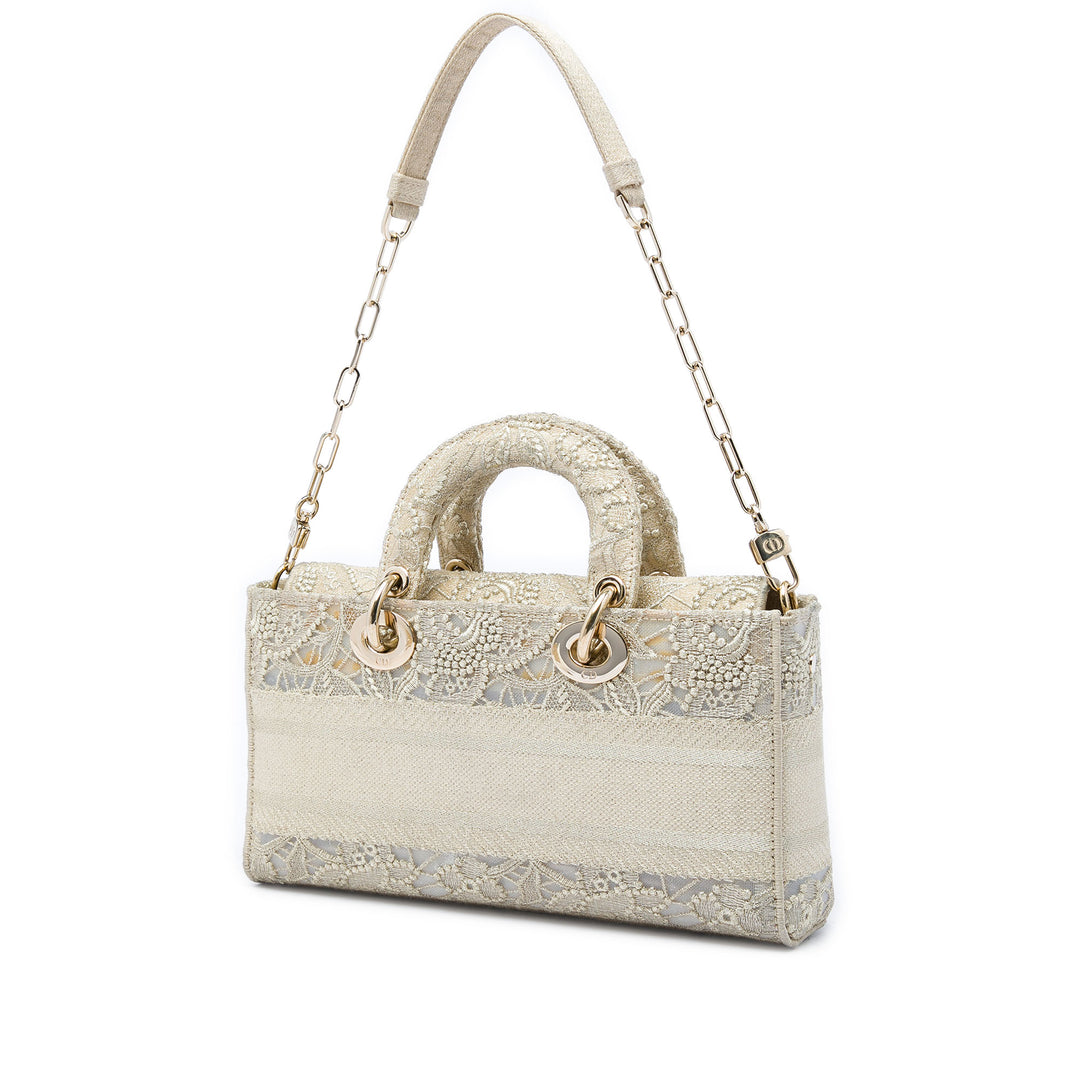 brodé Lace 3D Macrame Lady D Joy Moyen Beige