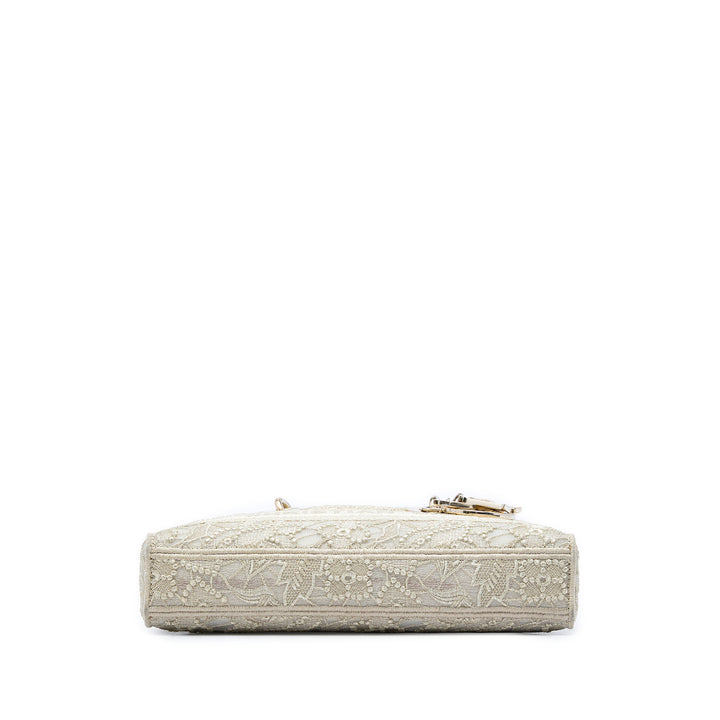brodé Lace 3D Macrame Lady D Joy Moyen Beige