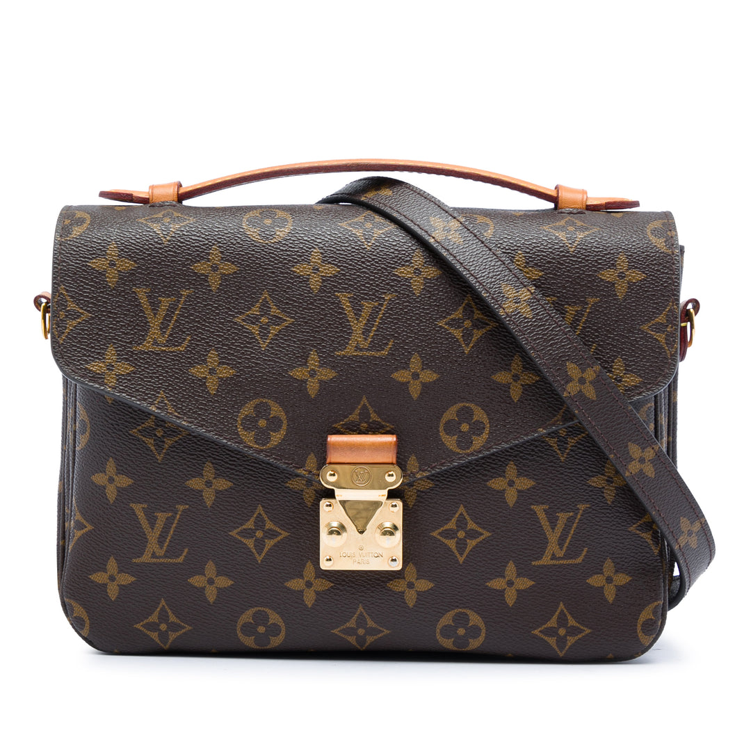 Louis Vuitton Pochette Métis Monogram Marron – vue principale – GABY PARIS