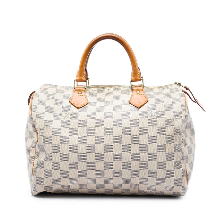 Louis Vuitton Speedy 30 Damier Azur Blanc – vue principale – GABY PARIS