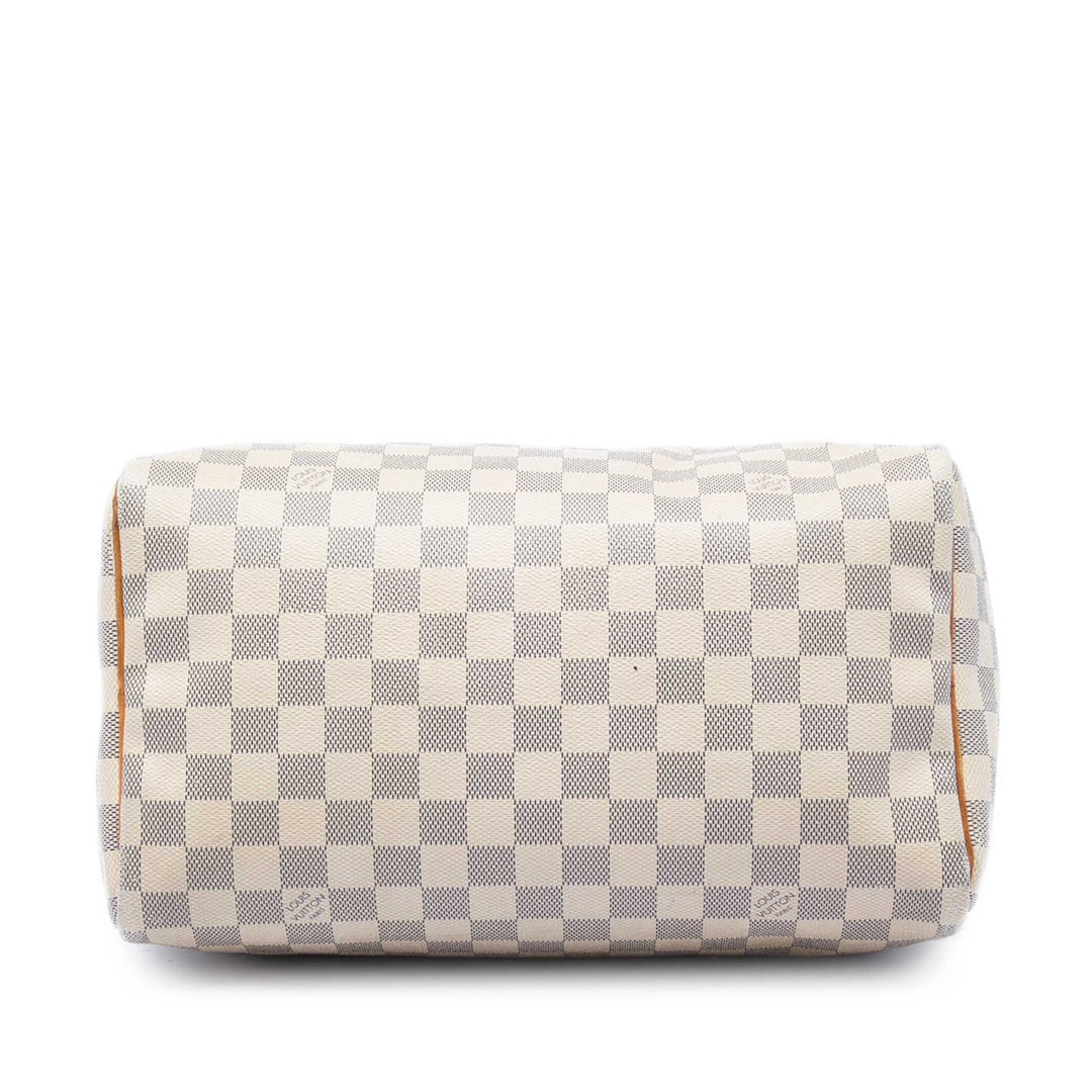 Louis Vuitton Speedy 30 Damier Azur Blanc – vue 3 – GABY PARIS