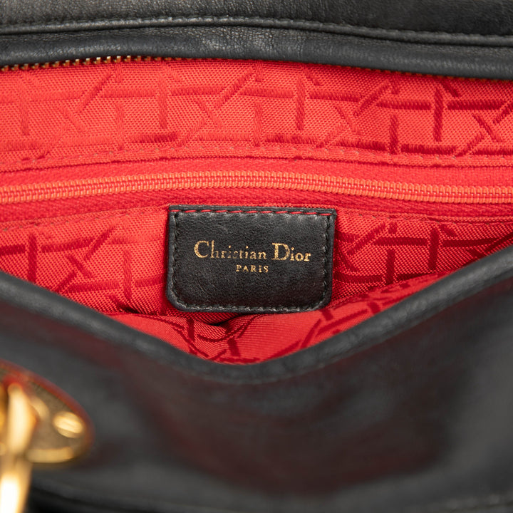 Dior Large Daim Cannage Lady Dior Noir – GABY PARIS Authentique