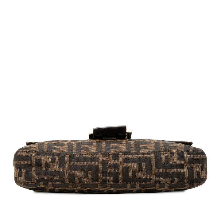 Fendi Zucca Baguette Marron – vue 3 – GABY PARIS