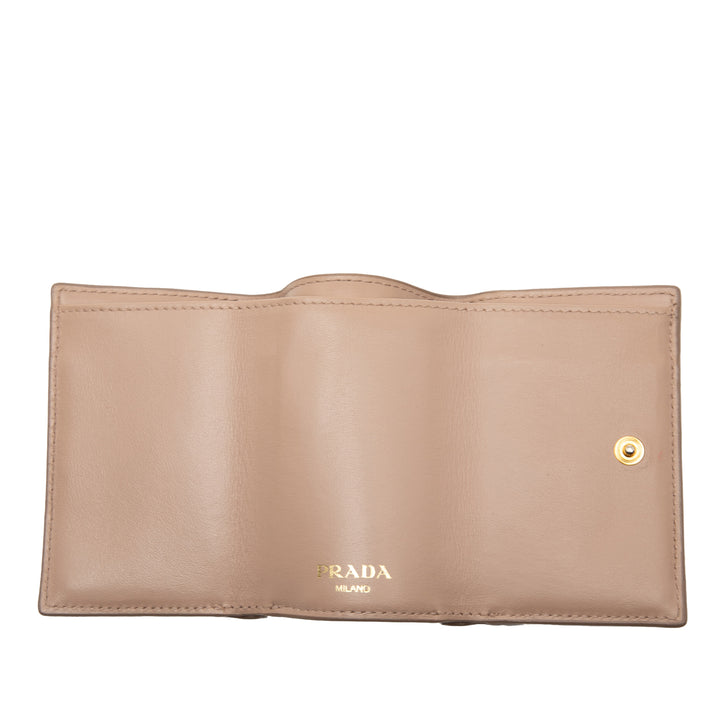 Prada Vitello Move Trifold Portefeuille