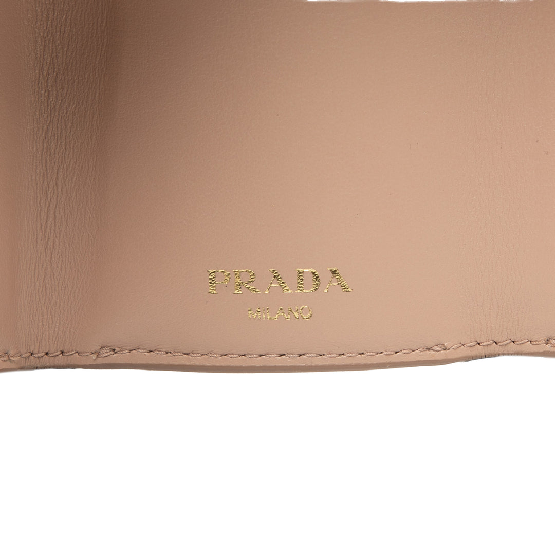 Prada Vitello Move Trifold Portefeuille