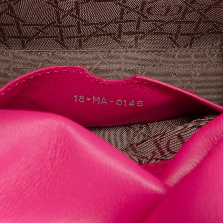 Lady Dior Cannage Mini Cuir d'agneau Rose