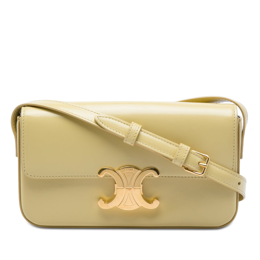 Celine brillant Triomphe Claude Sac Cuir de veau
