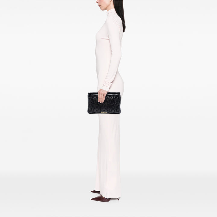 Miu Miu Matelasse Nappa Frame Pochette
