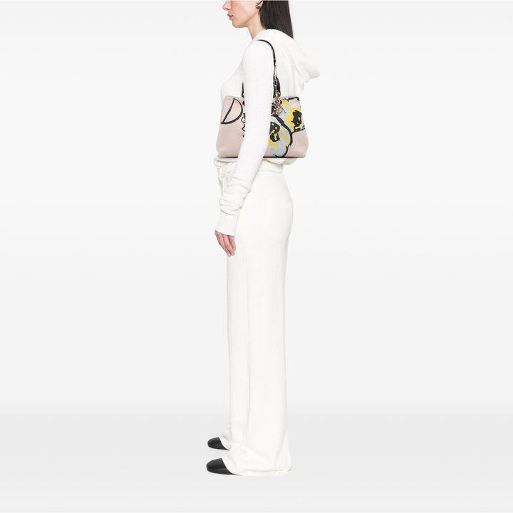 Dior Limited Edition Medium Toile Floral Printed Diorissimo Sac cartable Rose – GABY PARIS Authentique